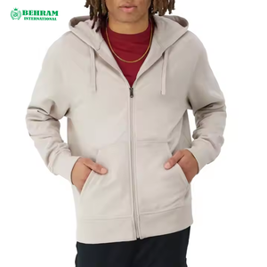 Sudadera Unisex de Alta Calidad con Cierre Completo, Capucha y Ajuste Regular, 100% Algodón Transpirable de Secado Rápido, Felpa/Felpa Francesa - Product Image 4