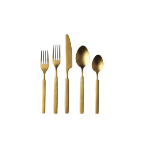 Nouveau design de service de couverts en laiton durable Vaisselle d'intérieur Vaisselle Couverts en métal à bas prix - Product Image 3