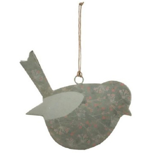 Joyeux printemps Pâques métal galvanisé oiseau cintre bannière ornements décor de fête - Product Image 1