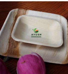 Juego de Vajilla Ecológica de Hoja de Palma Areca de 10 Pulgadas para Bodas Ecológicas y Fiestas de Buffet de Lujo - Product Image 2