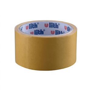 ULITH Double-Sided Installation Tape 468/E 25m Length 50mm Width Beige <b>Carpet</b> Tiles 0.08mm Total Thickness <b>Roll</b> - Product Image 3