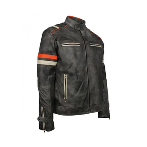 Nueva chaqueta de cuero real vendida caliente para hombres, chaqueta de cuero puro de moda de invierno impermeable a precio barato hecha en fábrica - Product Image 3