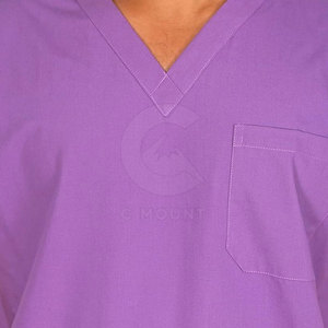 Hot Sale Plus Size Medical <b>Scrub</b> Uniform Unique Design Knitted Fabric Low MOQ <b>Scrub</b> <b>Sets</b> - Product Image 5