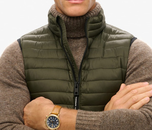 Gilets matelassés pour hommes, sans manches, légers, chauds pour l'hiver, décontractés, pour le travail en extérieur, mode, coupe-vent, matelassés, en coton - Product Image 3