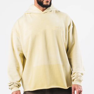 Sudadera con Capucha Casual para Hombre, con Dobladillo Acanalado, 100% Algodón, Resistente al Viento, Ecológica, con Estampado Degradado Estilo Starlight, Servicio OEM - Product Image 1