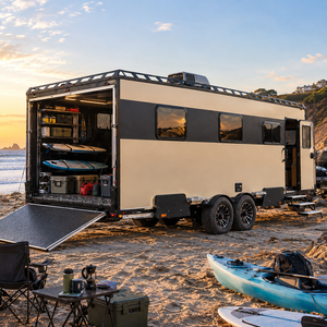 Remorque de voyage Etodevice Adventure Toy Hauler pour <span class=keywords><strong>moto</strong></span>, VTT, UTV, vélo et camping - Product Image 1