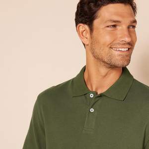 OEM/ODM T-shirt à manches courtes de haute qualité, écologique, tricoté, coupe ajustée, extensible, pour chemise habillée, décontractée, formelle, dernière couleur unie - Product Image 4