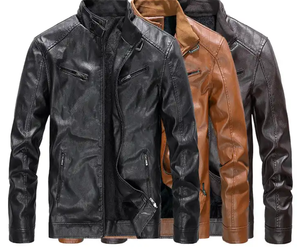 Blouson de moto en cuir de haute qualité pour hommes, sur mesure, nouveau design, blouson de moto en cuir, blouson tendance pour hommes - Product Image 2