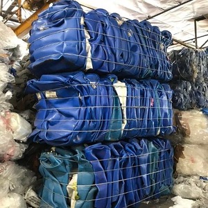 HDPE Blue <b>Drum</b> <b>Plastic</b> Scraps for Sale and Blue <b>Drum</b> Scraps in Baled - Product Image 3