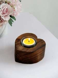 แขวน Jar เทียนที่ไม่ซ้ํากันเชิงเทียนไม้ตกแต่งบ้านงานแต่งงานปาร์ตี้สไตล์ร่วมสมัย - Product Image 2