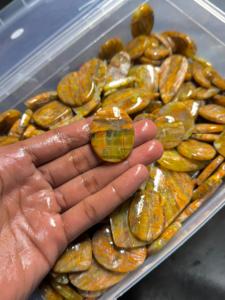 ลูกปัดเพชรสีฟ้าผสมขนาดและรูปร่างอัญมณีโอปอลทรงหลวมสวยงาม - Product Image 4