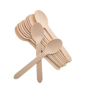 Cuchara de madera desechable ecológica de gran oferta de un solo uso y biodegradable para una gran demanda - Product Image 6