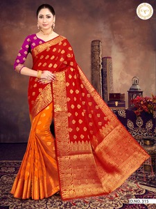 R & D Export Laatste Indiase Banarasi <span class=keywords><strong>Saree</strong></span>/Groothandel <span class=keywords><strong>Designer</strong></span> Sarees / Party Wear Wedding Dragen Zijde Sari 'S