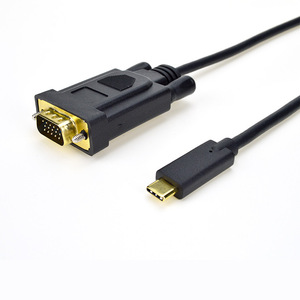<span class=keywords><strong>Cable</strong></span> Adaptador convertidor macho a <span class=keywords><strong>VGA</strong></span>, <span class=keywords><strong>Thunderbolt</strong></span> 3 tipo C a <span class=keywords><strong>VGA</strong></span> - Product Image 2
