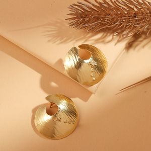 Pendientes de Botón Solara para Mujer, Material de Latón, Joyería Moderna para Fiestas - Product Image 2
