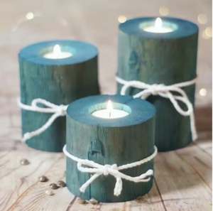 Portavelas de té de madera al por mayor para regalos de Navidad y decoración del Hogar disponible en precio al por mayor - Product Image 4