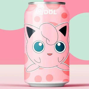 Bebida con Sabor a Melocotón QDOL Pokemonn Jigglypuff, Paquete de 24 x 330 ml, Bebida Refrescante de Frutas a la Venta a Precio Económico - Product Image 2