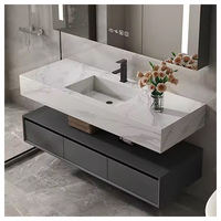 Aspino - Offre Exclusive : Ensemble de Lavabo Blanc de Luxe Fait Main au Design Moderne, Finition Brillante/Mate/Polie, Qualité Supérieure, Facile à Nettoyer