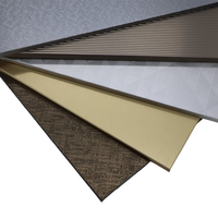 Panel de Aluminio Anodizado con Grabado Dorado en Forma de Panal de Abeja 5052 5005 de 5 mm a 25 mm con AA20 para Techo de Vestíbulo de Hotel e Interiores Comerciales