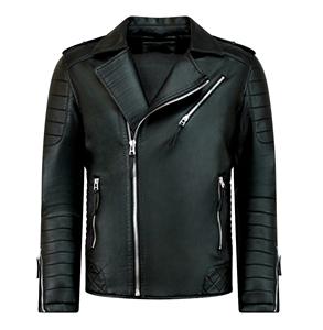 Blouson en cuir pour moto, fabriqué au Pakistan, hiver 2025, respirant, imperméable, grande taille, col montant, poche avant en peau de mouton, haute qualité - Product Image 1