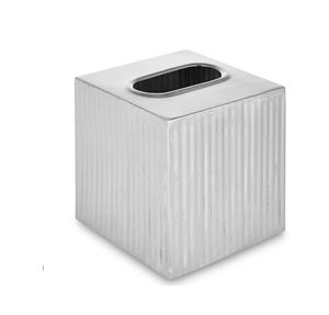 Porte-serviettes en métal argenté moderne porte-boîte à mouchoirs décorative pour salle de bain Restaurant Table à manger porte-boîte à mouchoirs en métal - Product Image 1