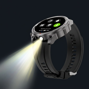 Montre connectée Sower DK68, écran IPS tactile de 1,53 pouce, moniteur de fréquence cardiaque, GPS, appel Bluetooth, unisexe, résistante à l'eau - Product Image 6