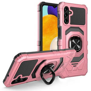 Fundas Magnéticas con Anillo para Samsung Galaxy S23 Fe en Oro Rosa - Product Image 1
