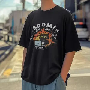 เสื้อยืดพรีเมี่ยมแบบบางผ้าหนา3oogsm แต่งได้หลายชิ้นขนาดพลัสไซส์ระบายอากาศได้ดี - Product Image 5
