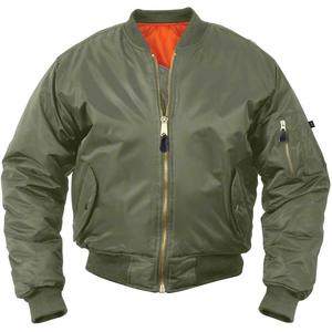 Chaquetas de hombre Bomber de estilo callejero de alta calidad 100% Ropa de invierno transpirable y de secado rápido con chaqueta de servicio OEM para hombres - Product Image 1