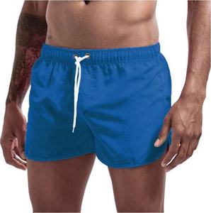 Short de sport pour hommes de haute qualité respirant coton Bermuda Style Simple Design décontracté fermeture à cordon motif solide tricoté - Product Image 3
