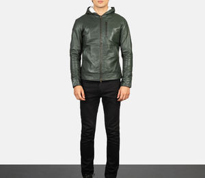 Veste de motard en cuir d'agneau véritable de haute qualité pour homme, style streetwear, écologique, manches longues, à capuche, veste de moto d'été - Product Image 5