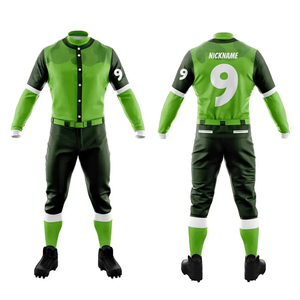 Uniforme de Béisbol de Secado Rápido de Alta Calidad y Nuevo Diseño en Venta al por Mayor, Uniforme de Béisbol Transpirable para Adultos - Product Image 4