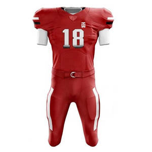 Maillot de football américain personnalisé de haute qualité, style sergé, couleur verte, uniforme pour jeunes, meilleure taille, ensemble respirant - Product Image 1