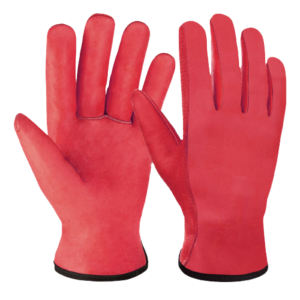 Guantes de trabajo para conductores de alto rendimiento, ropa de seguridad reflectante, guantes de trabajo industriales de cuero de grano de oveja para trabajadores de jardín - Product Image 4