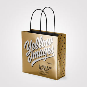 Sac en papier à trois brins personnalisable en usine avec logo imprimé pour emballage cadeau - Product Image 1