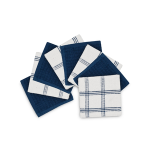 ผ้าขนหนูในครัวผ้าฝ้ายปักลาย100% ลายตารางสีดำเป็นมิตรกับงบประมาณผ้าเช็ดตัวในครัว250แบบเรียบง่ายระบบ GSM อินเดียผลิตแบบ MOQ 50ชิ้น - Product Image 3