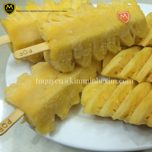 IQF morceaux d'ananas congelés tranches dés sur bâtons qualité d'exportation en vrac origine du Vietnam - Product Image 4