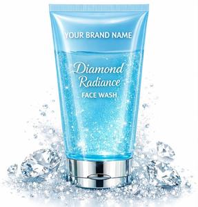 Limpiador Facial Iluminador Diamond Radiance de Marca Privada al por Mayor con Polvo de Diamante, Limpiador Facial de Limpieza Profunda para Venta al por Mayor - Product Image 1