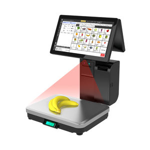 AI 터치 MASUNG 스크린 PC 스케일 AI는 POS 소프트웨어로 계량 라벨 바코드 인쇄 스케일 슈퍼마켓 계량 스케일을 인식합니다 - Product Image 1