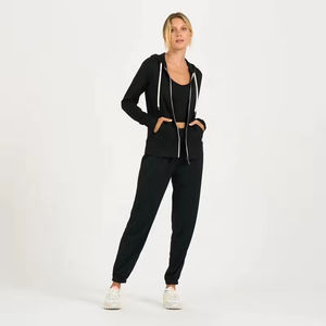 Sweat à capuche zippé brodé sur mesure au meilleur prix pour femmes et hommes 100% coton, nouveau design écologique, col à capuche grande taille - Product Image 3