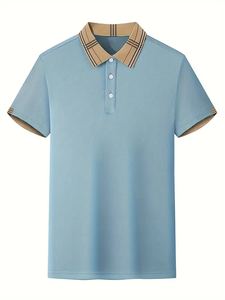 Polo de hombre más vendido del fabricante, diseño de logotipo profesional, estilo sólido único, informal, de talla grande, transpirable - Product Image 5