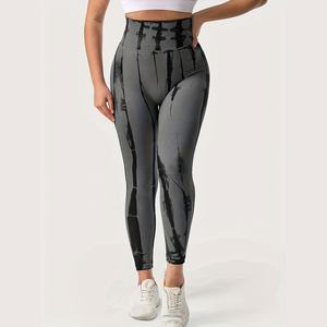 Leggings de Yoga Transpirables para Mujer al por Mayor, de Cintura Alta, Ajustados, Elásticos, para Entrenamiento, Gimnasio, Fitness, Leggings Deportivos sin Costuras - Product Image 1