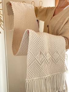 ผ้าคาดโต๊ะทำจากผ้าฝ้ายแท้แบบถักมือเหมาะสำหรับใช้ในฟาร์มห้องรับประทานอาหารหรือจัดปาร์ตี้ในสวน - Product Image 4