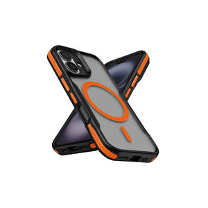 Netzy SAFALamer Edition for MagSafe Compatible Silicone Case for iPhone 16 Plus Soft for Airbag Protection & Colored <b>Edge</b> - Product Image 1