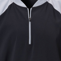 Veste de baseball unisexe à manches courtes, respirante, imperméable, fermeture éclair sur le devant, ajustable, vêtements de sport de haute qualité, 360g, 100% coton