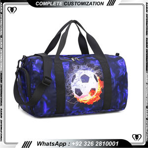 Offre Spéciale unisexe grand sac polochon étanche pour la salle de sport et les voyages motif personnalisé fermeture à glissière multifonctionnel pour le sport de football - Product Image 3
