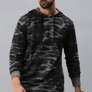 Sweat à capuche camouflage surdimensionné de haute qualité personnalisé, 100% coton, séchage rapide, respirant, pour la chasse en plein air en hiver pour hommes - Product Image 4