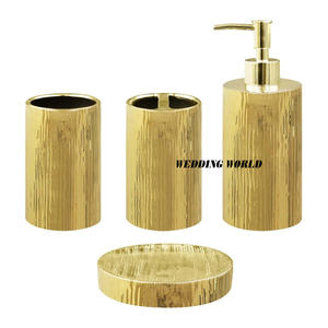 Ensemble de salle de bain design personnalisé fini en gros Accessoires de salle de bain classique élégant ensemble de salle de bain en gros - Product Image 3