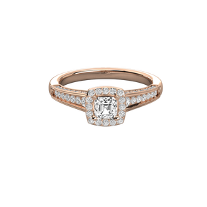 Anillo Solitario de Oro de 14K para Mujer con Diamante Cultivado en Laboratorio - Product Image 4