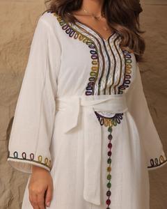 Abaya de satén de lujo personalizada al por mayor para mujer, seda de alta calidad, estilo Dubái, mangas con volantes, pequeña, turca, tradicional, musulmana - Product Image 5